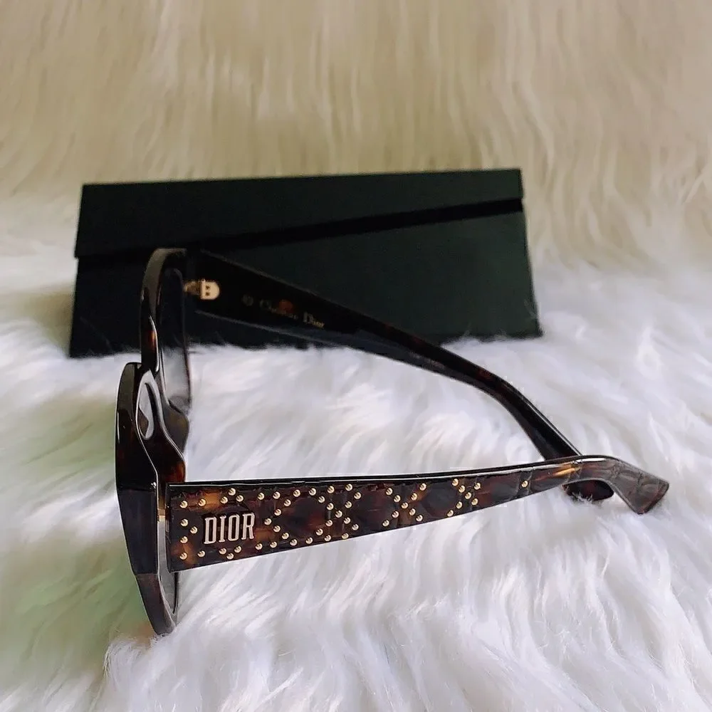 100% Auth Dior -Lady Studs 54mm Sunglasses 0086-O7